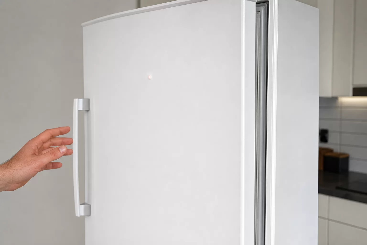 Çalışmayan derin dondurucunun kapak ve kontrol paneli